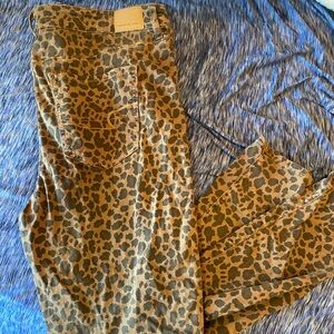 Leopard Print Women's Pants